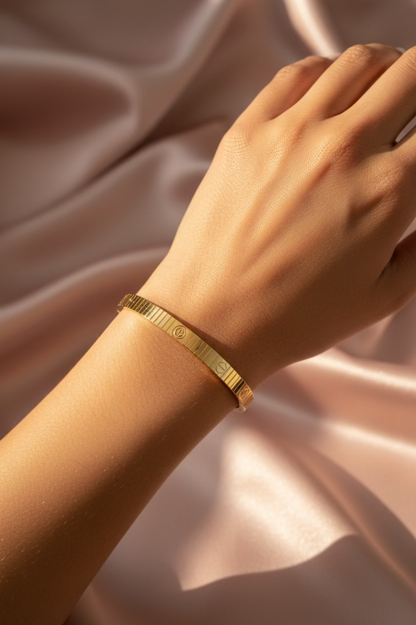 Cartier Style Bangle Bracelet