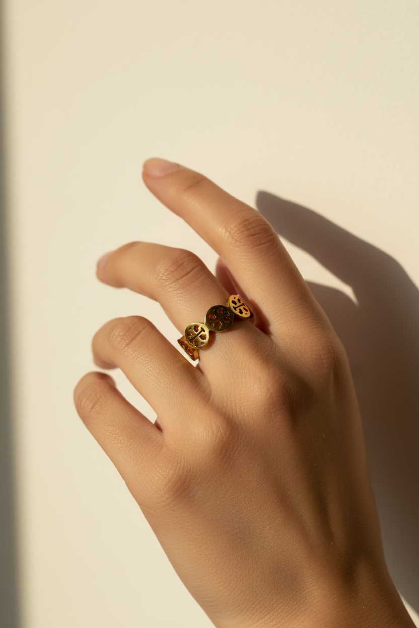 Tory Burch Inspired Ring