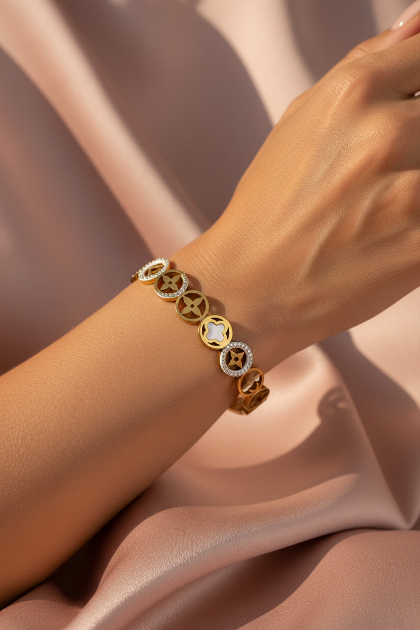 LV Style Luxurious Bangle Bracelet