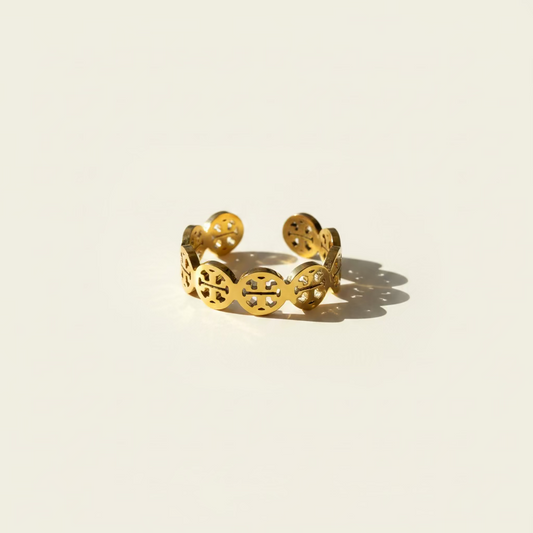 Tory Burch Inspired Ring