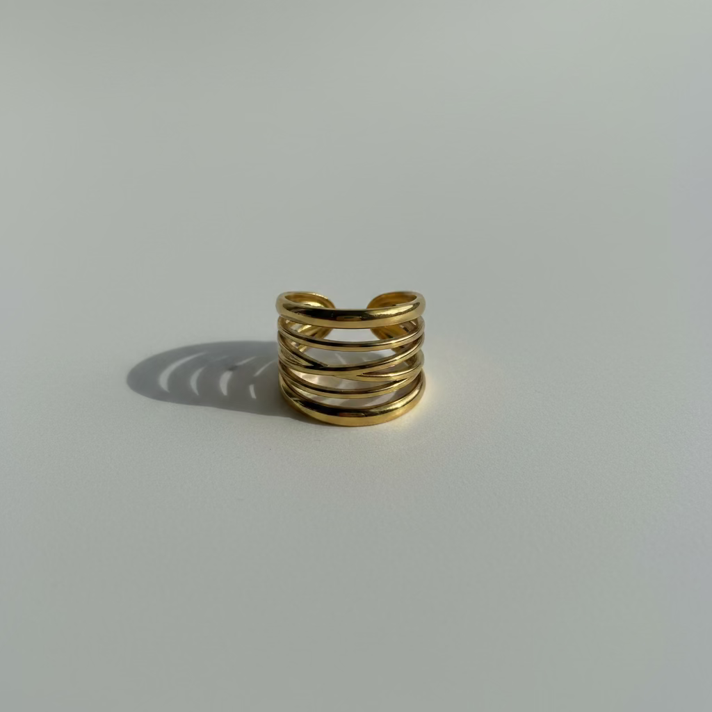 Multi layered Open Ring