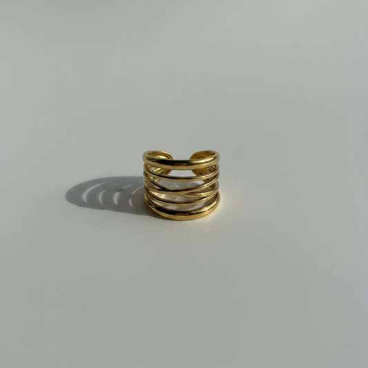Multi layered Open Ring