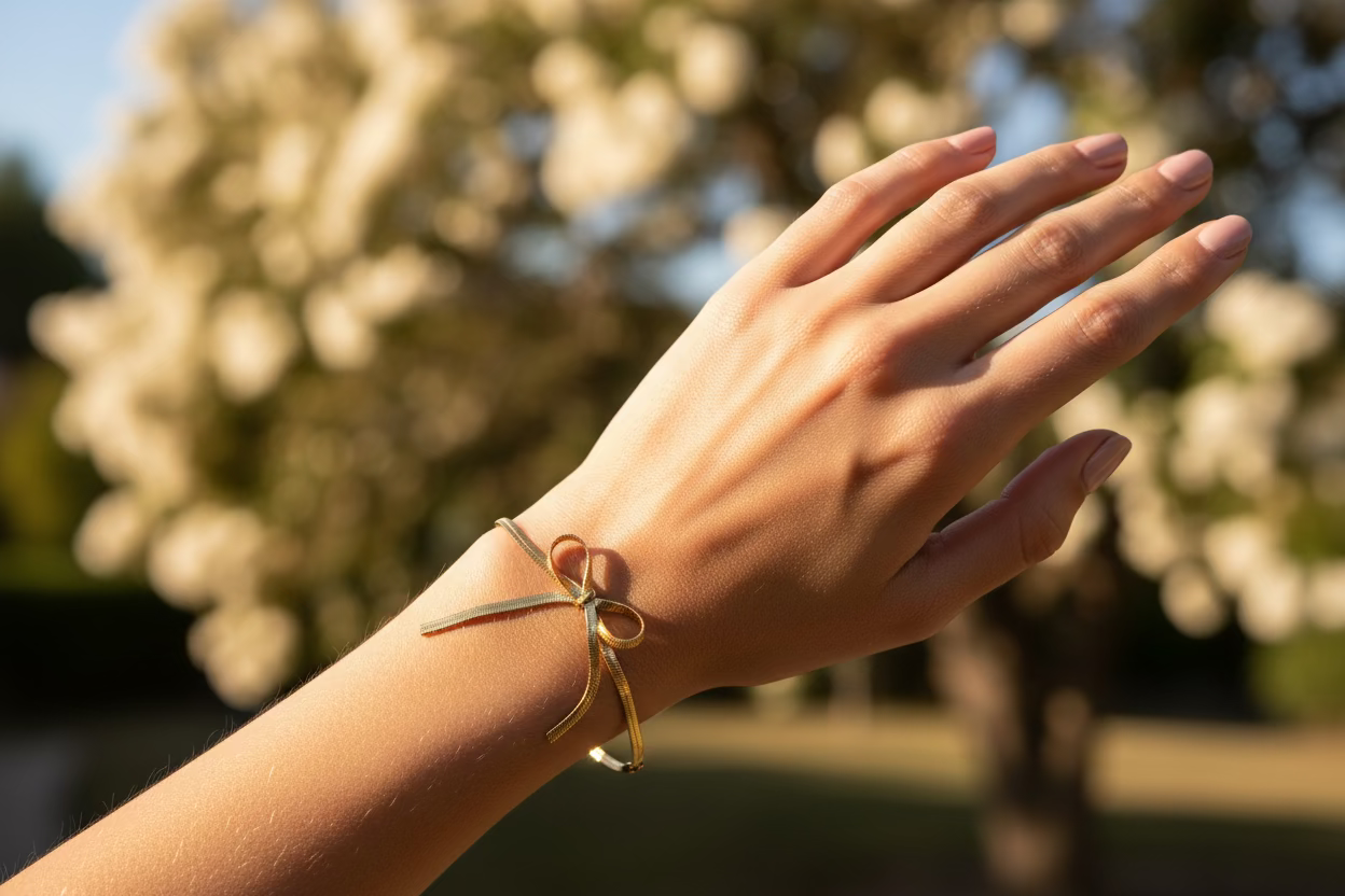 Gold Bow Style Bracelet