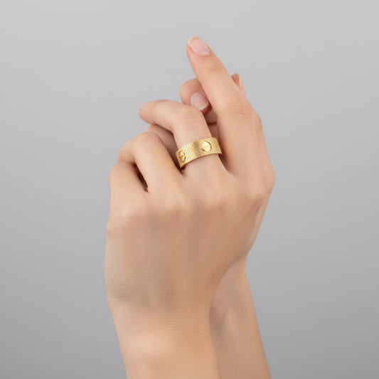 Cartier inspired love ring women