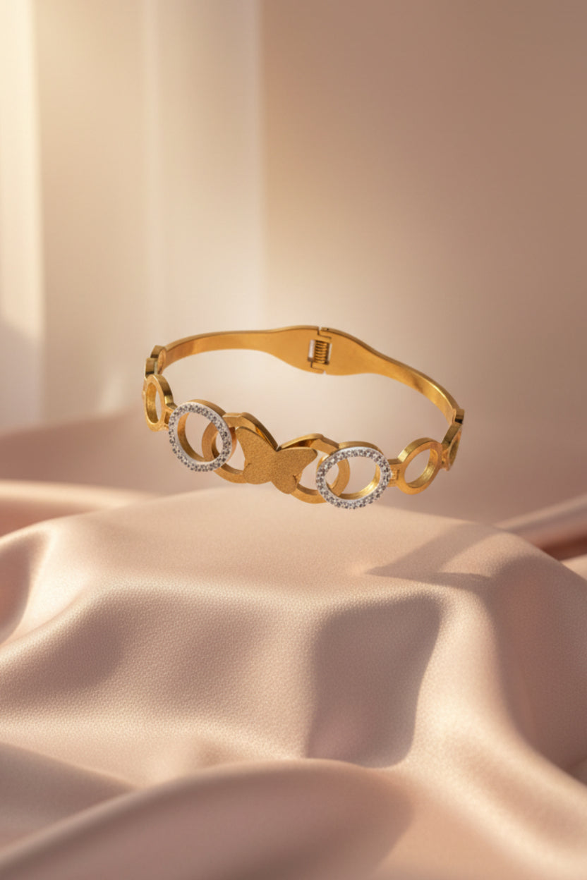 Butterfly Bangle Bracelet