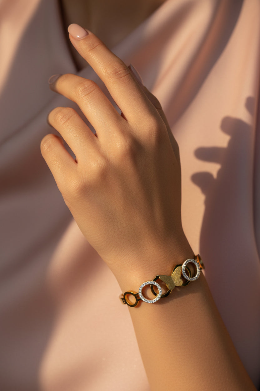 Butterfly Bangle Bracelet