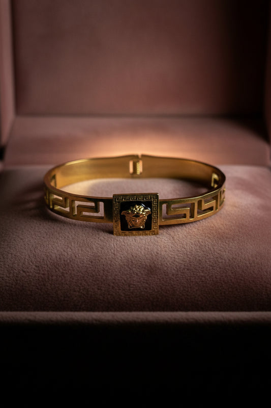 Luxurious Versace Style Bangle Bracelet